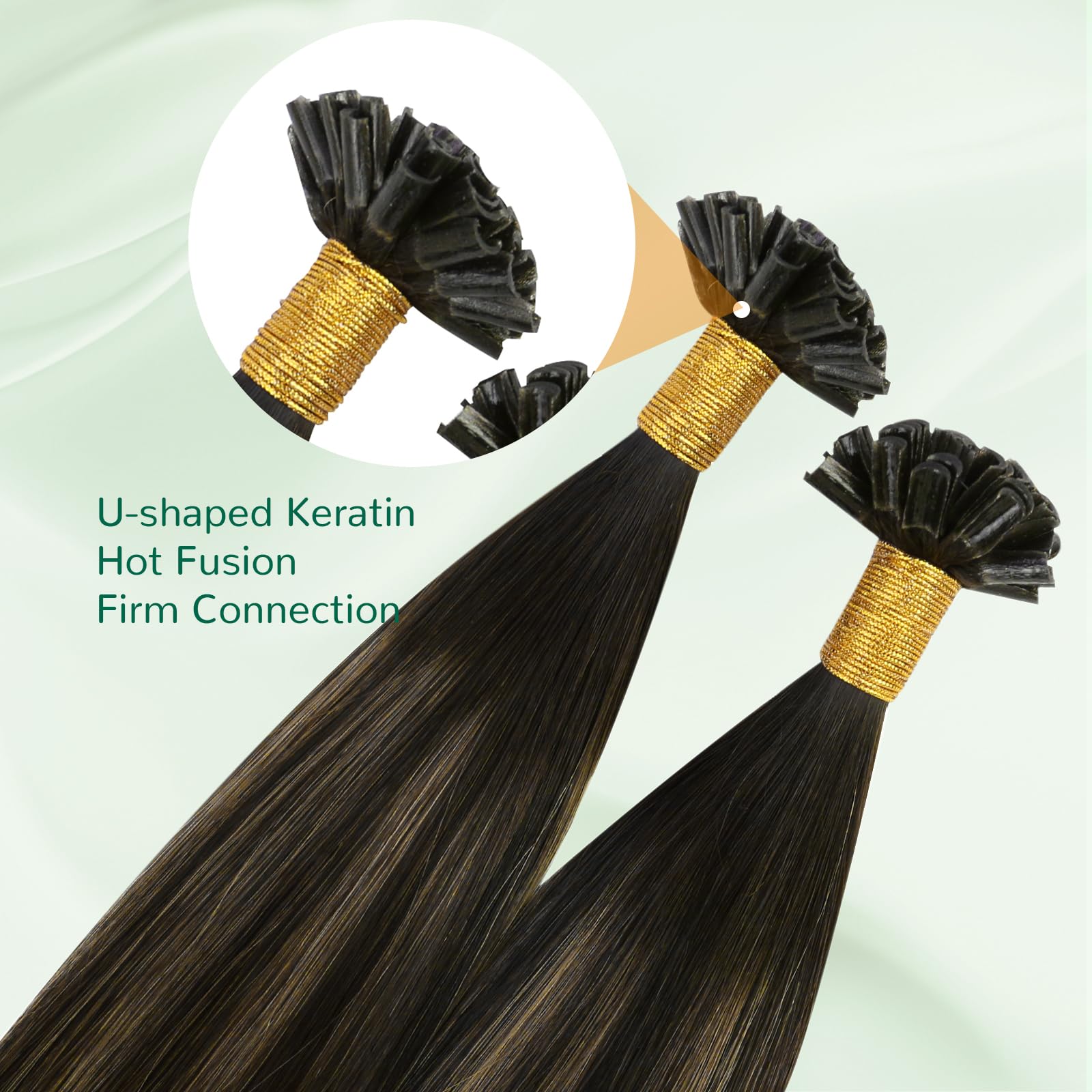Easyouth Nano Hair Extensions Real Human Hair Blonde Nano Beads Hair Extension Human Hair Platinum Blonde Nanos Loop Hair Extensions Pre Bonded for Natural Look 14 Inch 50g 1g/Strand #1000 — view 161