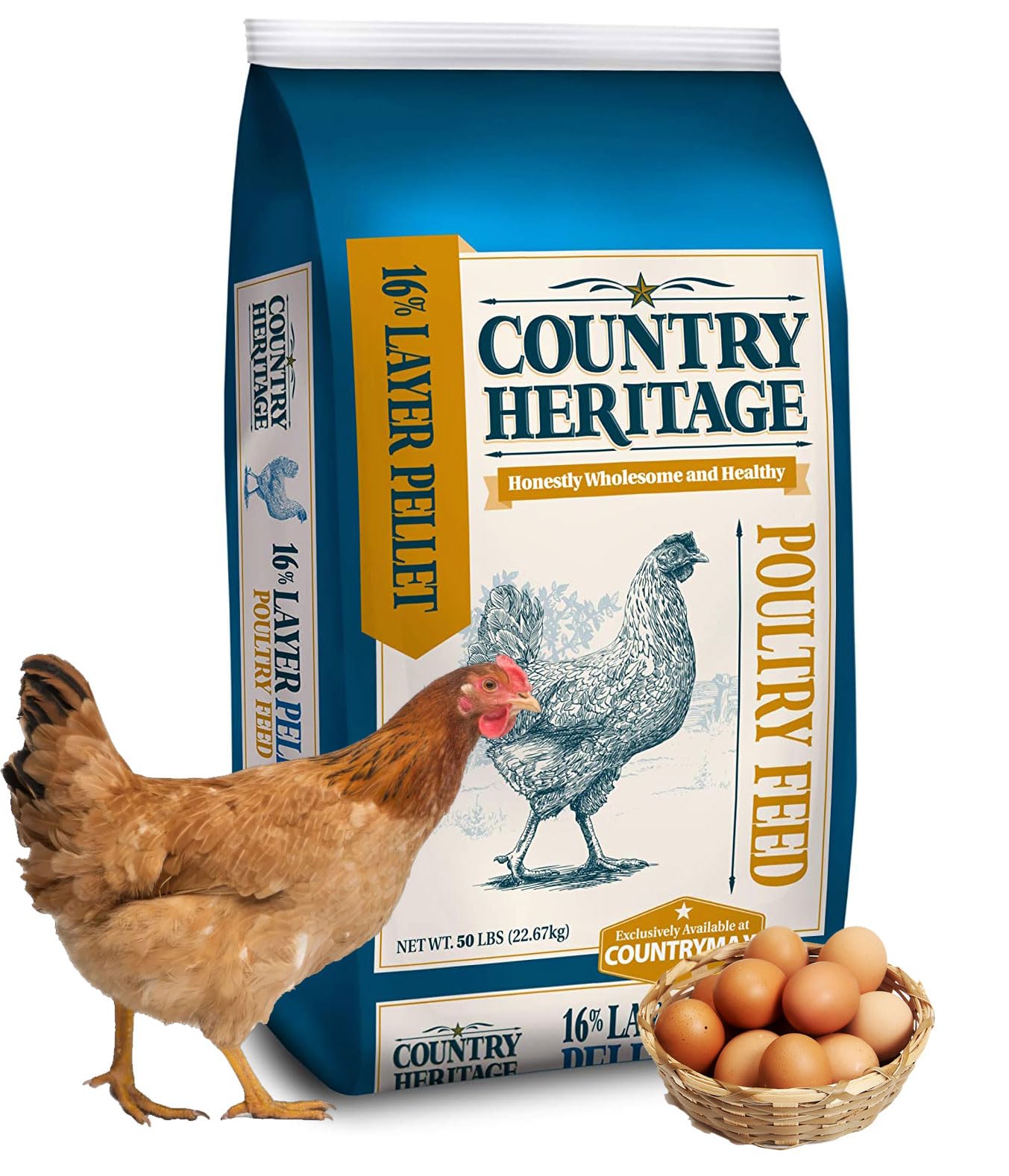 Country Heritage Hen Egg Layer Pellet 50lbs