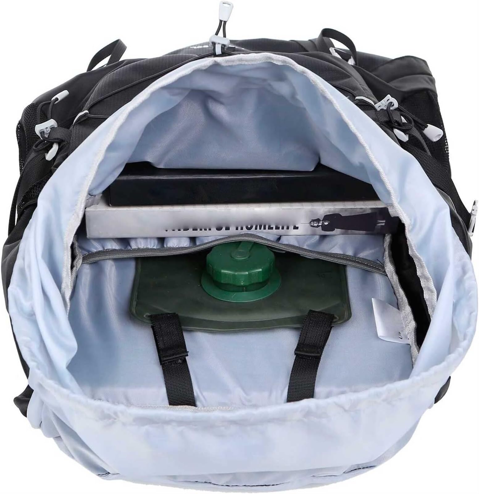 Bergsteiger Tasche Wasserdichter Wanderrucksack 50L, Leichter Wasserabweisender Schul-, Reise- Und Campingrucksack Reiserucksack
