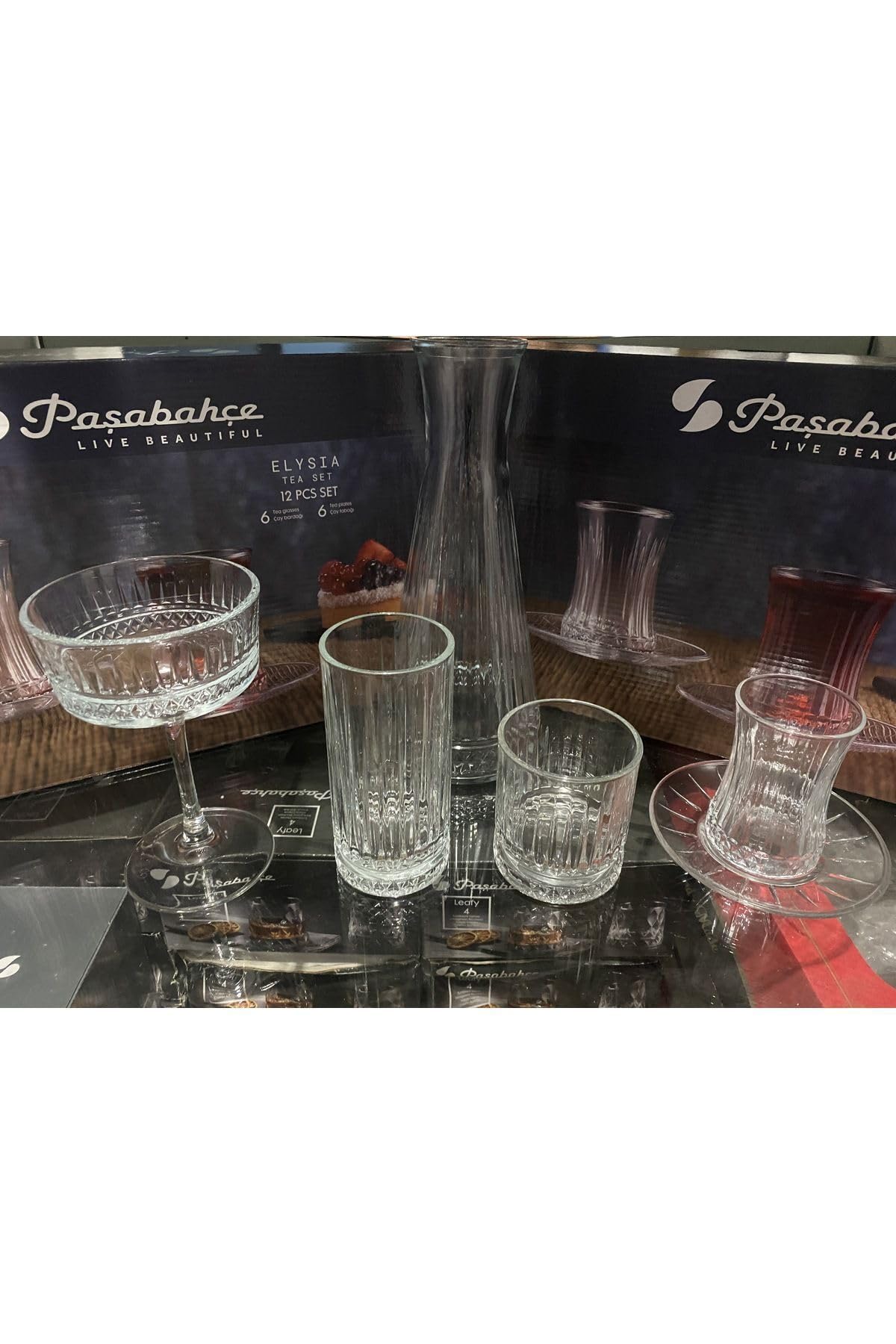 Pasabahce 31 Parça Elysia Su Takımı Çeyiz Seti 456746756756756