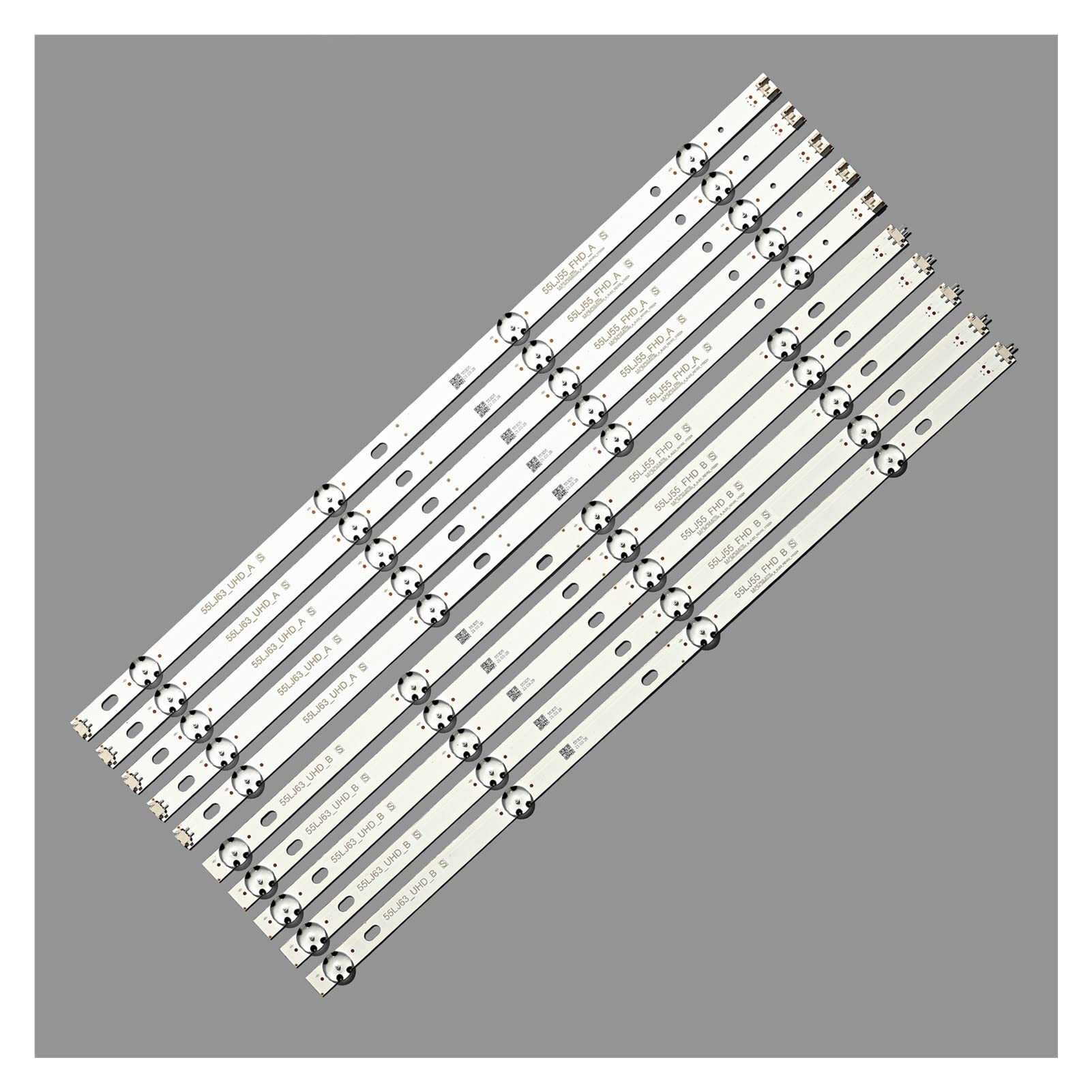 TILEZE Striscia di retroilluminazione a LED a 8 LED, adatta per TV LG da 55", adatta per Innotek 17Y 55INCH_B-TYPE SSC_55UJ630V 55UJ6300 55UJ634V 55UJ63 55LJ63_UHD_B 55LJ55_FHD_A