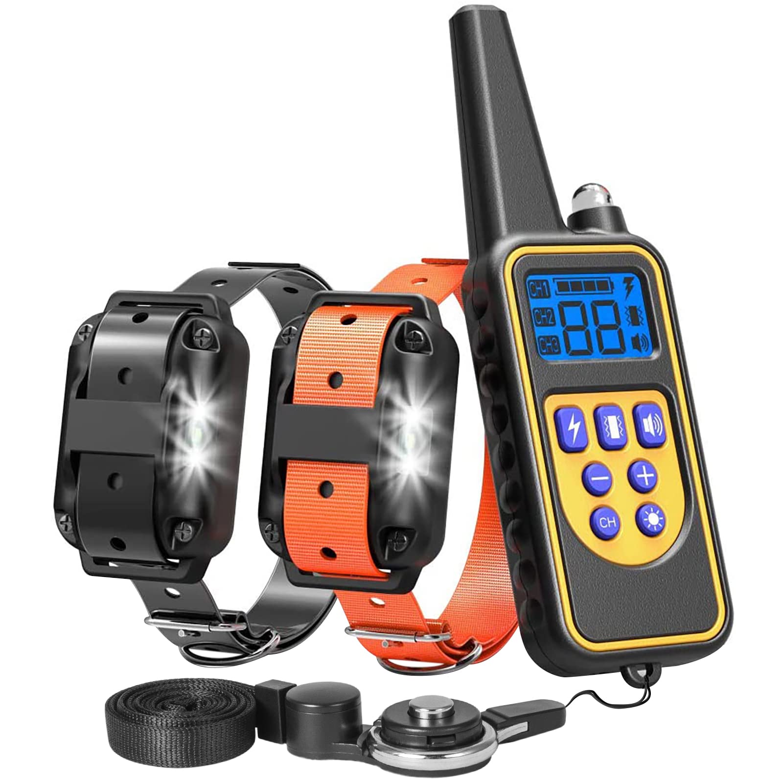 dog training collar with light