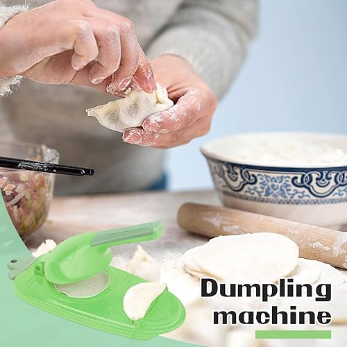 Miniatura 7 de Máquina de dumpling 2 en 1 molde de dumpling Skin Maker Dumpling nuevo artefacto 2023 máquina de hacer dumpling DIY Dumpling envoltura manual de