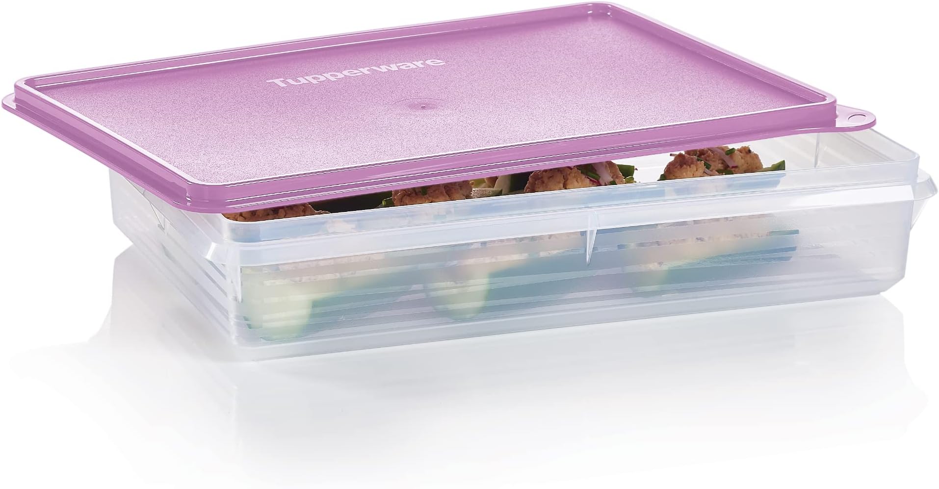 Amazon.com: Tupperware Brand Snack-Stor Large Rectangular Food Storage ...