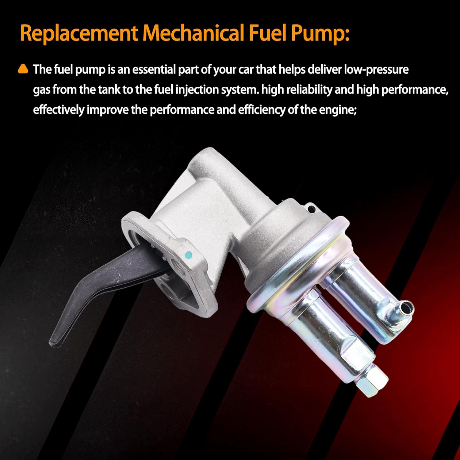 M4008 Mechanical Fuel Pump Compatible with Edsel Ranger, Villager, Ford 300, Club, Country Sedan, Country Squire, Mercury Colony Park, Comet, Commuter, Cougar, Marauder, Montclair, Monterey