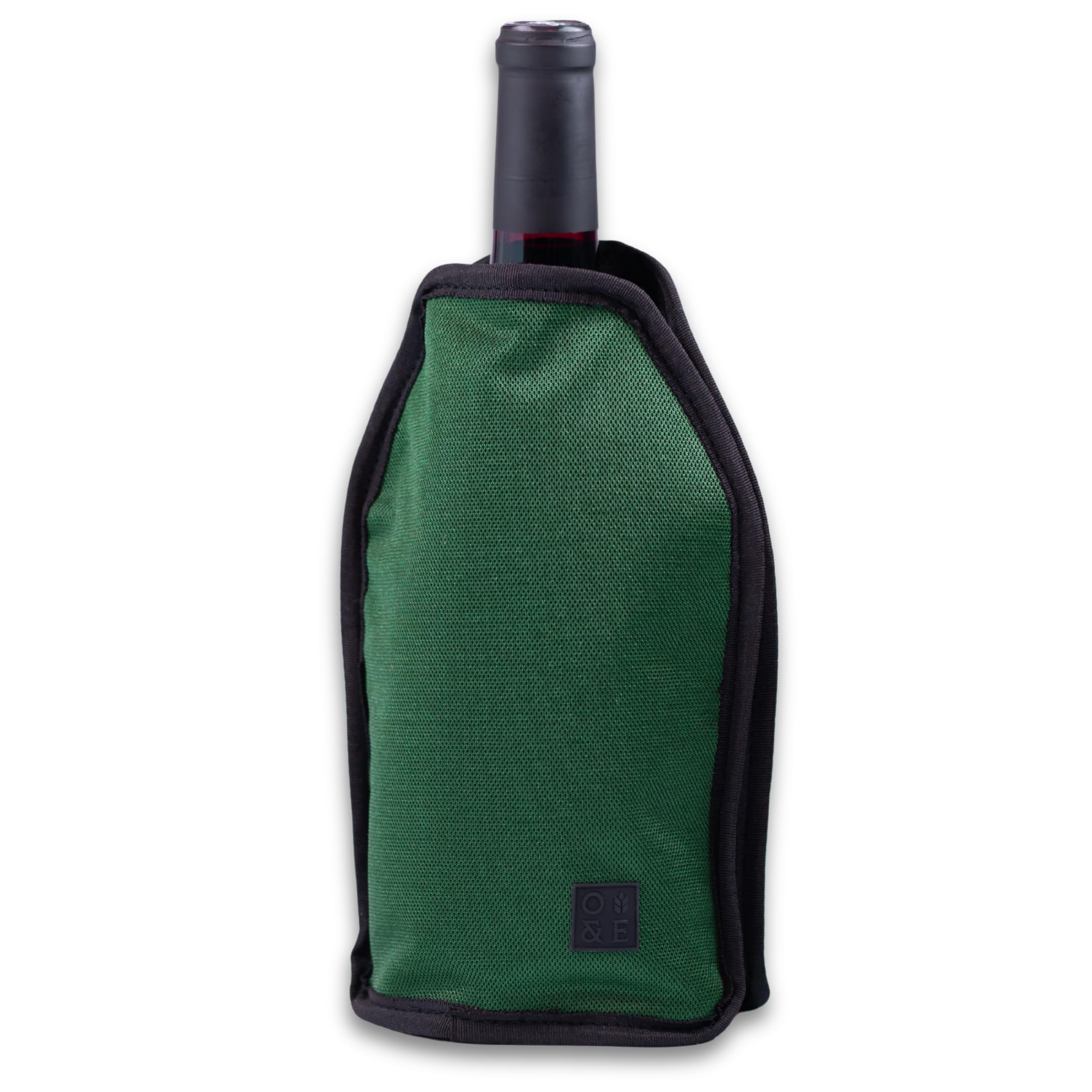 Wine Cooler Sleeve by Oak & Ember – Insulated Portable Bottle Chiller – Fits Wine & Champagne Bottles, Keeps Drinks Cold for Picnics, BBQs & Outdoor Entertaining (Forest Green) — image 1