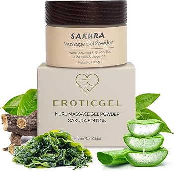 Japanese Nuru Massage Gel Powder 40g | Formulated with Natural