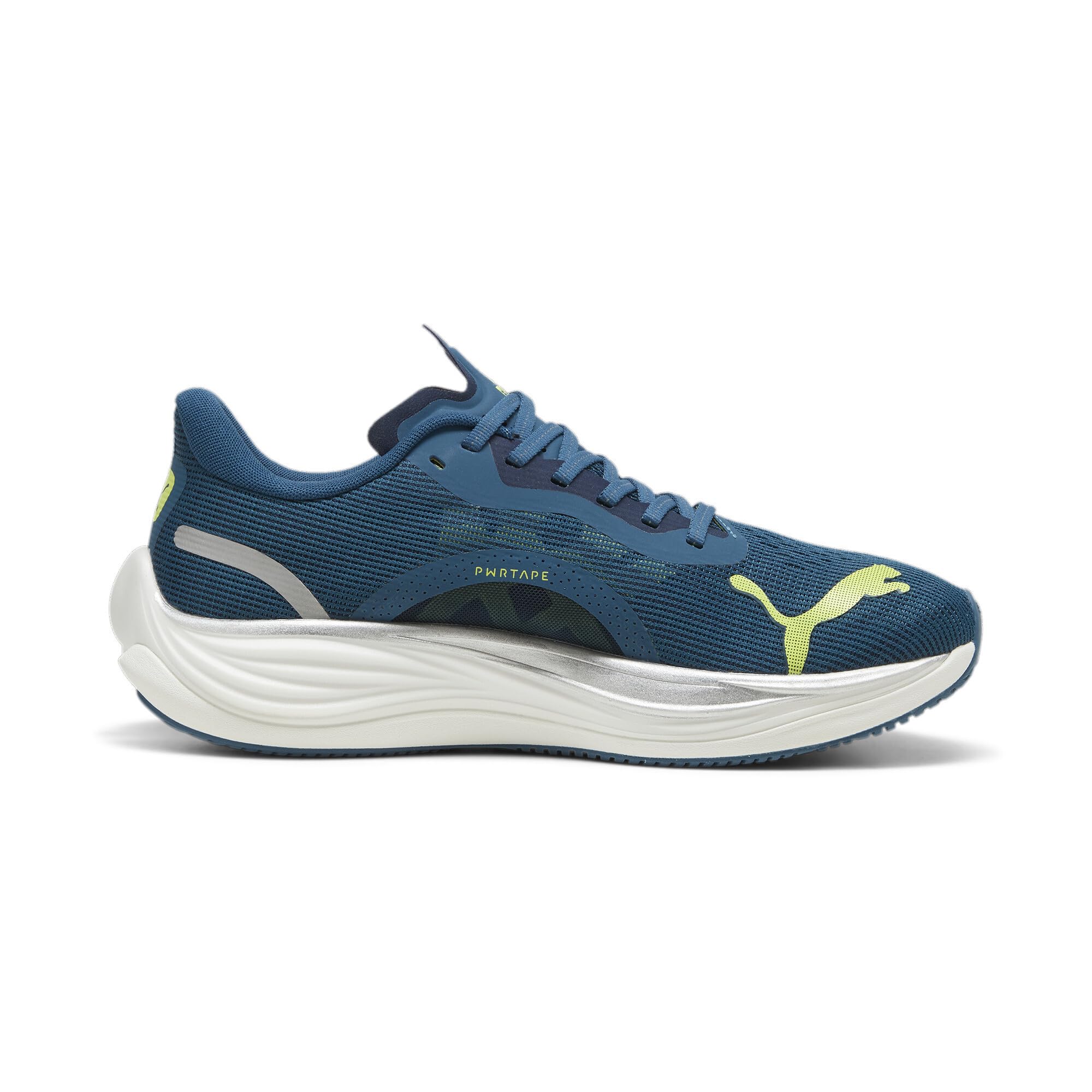 Puma Hombres Velocity Nitro 3 Zapatillas para Correr Zapatilla Neutral Ocean_Tropic/Lime_Pow/Puma_Silver - Color Petróleo