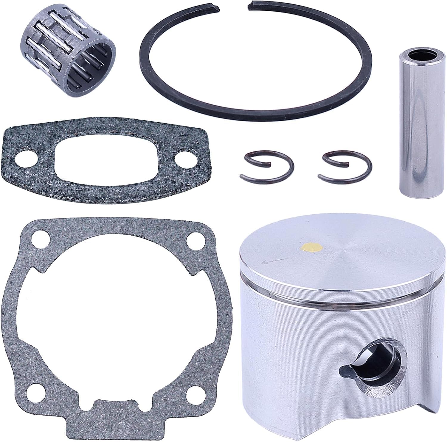 Piston Ring Gasket Kit Fit For 51 50 Chainsaw 503 16 77 01#45mm Replacement parts