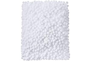 Shappy Precision-Crafted White Pompoms: Elevate Your Arts and Crafts