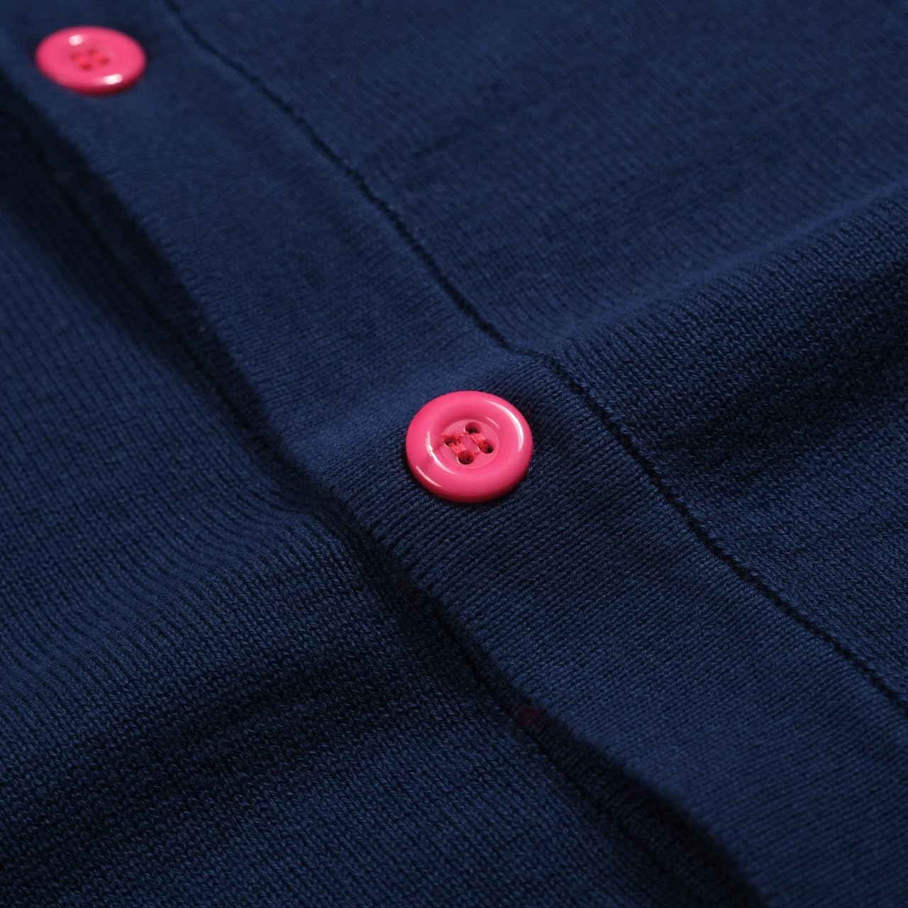 OXKNIT Cardigan en coton pour homme, bleu, rétro, classique, boutonné, avec motif à rayures