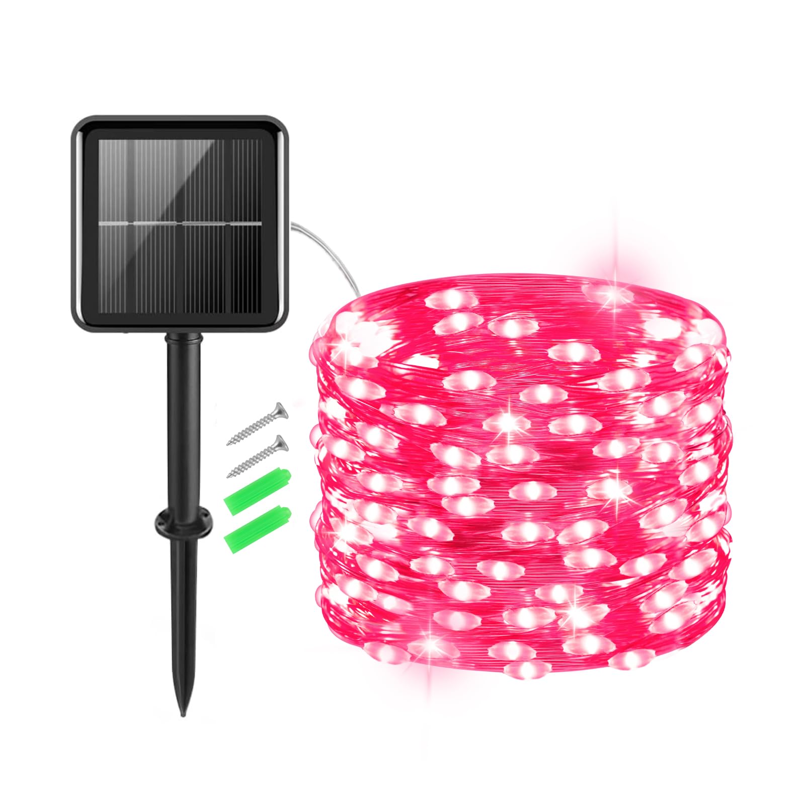 Gcstnn Outdoor Solar Lights, 5M 50 LED Fairy Lights