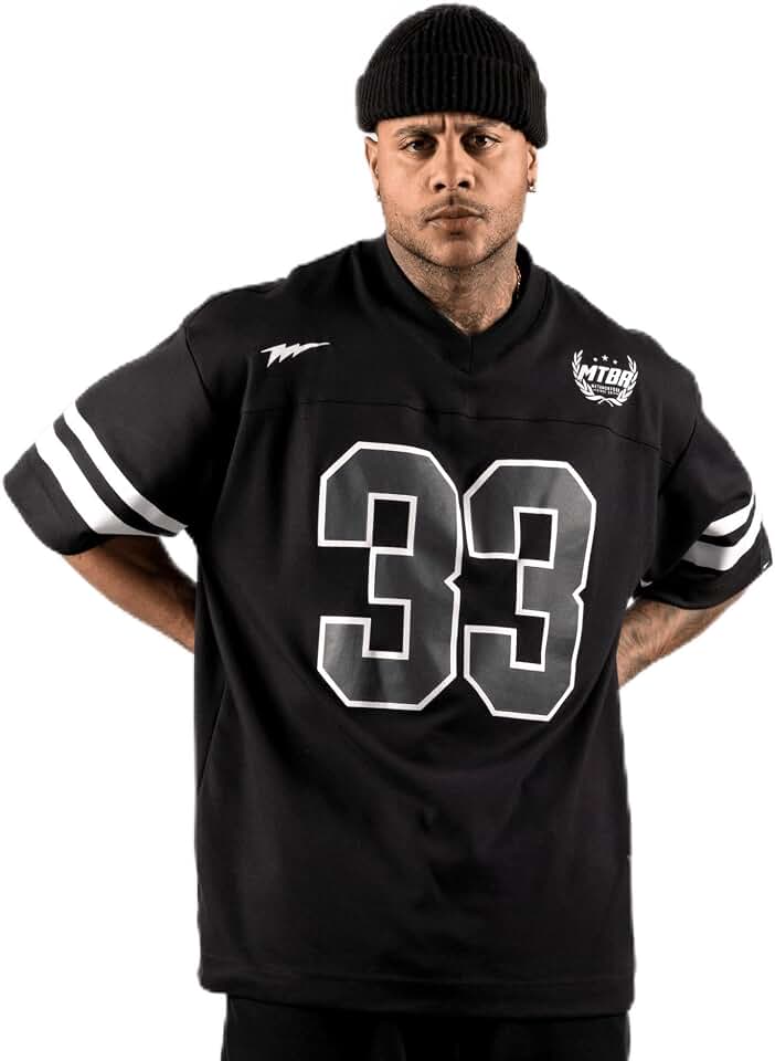 Camiseta Oversized Heavy NFL American Preta