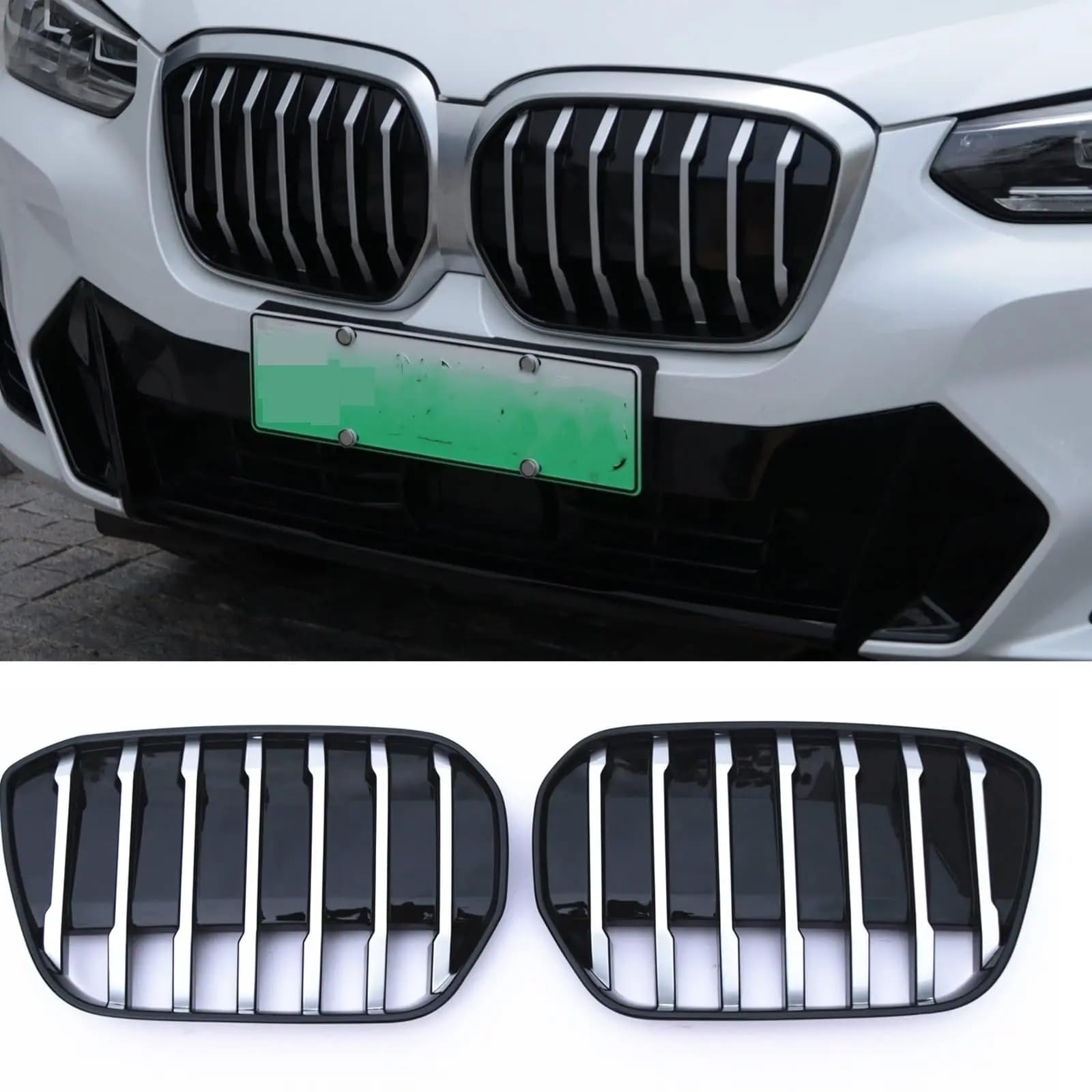 Amazon | 車用フロントグリル フロントキドニーグリル BMW IX3 20-23 