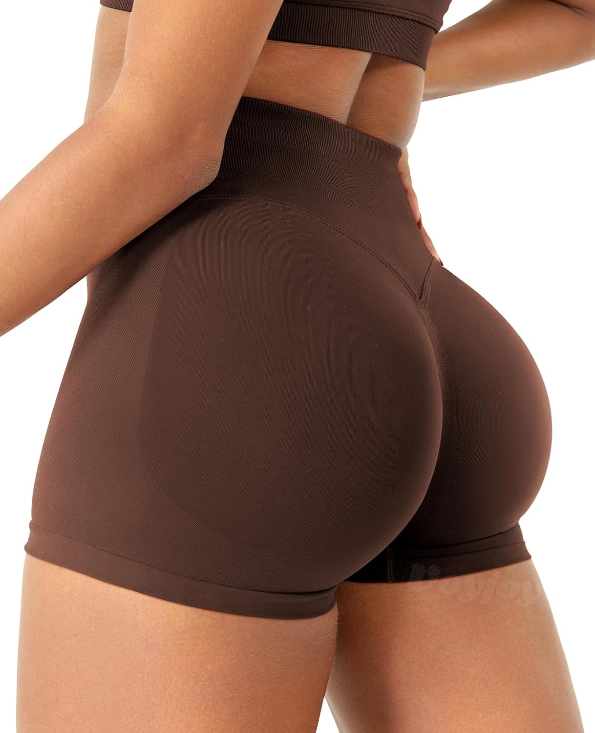 VOYJOY Women Workout Impact Shorts 2.5"/ 3.6"/ 4.5"/ 6" Scrunch Butt Lifting Gym Seamless Booty Biker Shorts