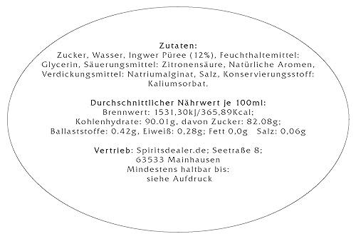 Miniatura 6 de Ginger Reàl, jarabe con infusión de jengibre, botella exprimible de 16.9 onzas líquidas (paquete de 1)
