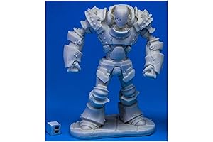 Reaper Bones Unpainted Miniatures Iron Golem RPG Figure - 77514
