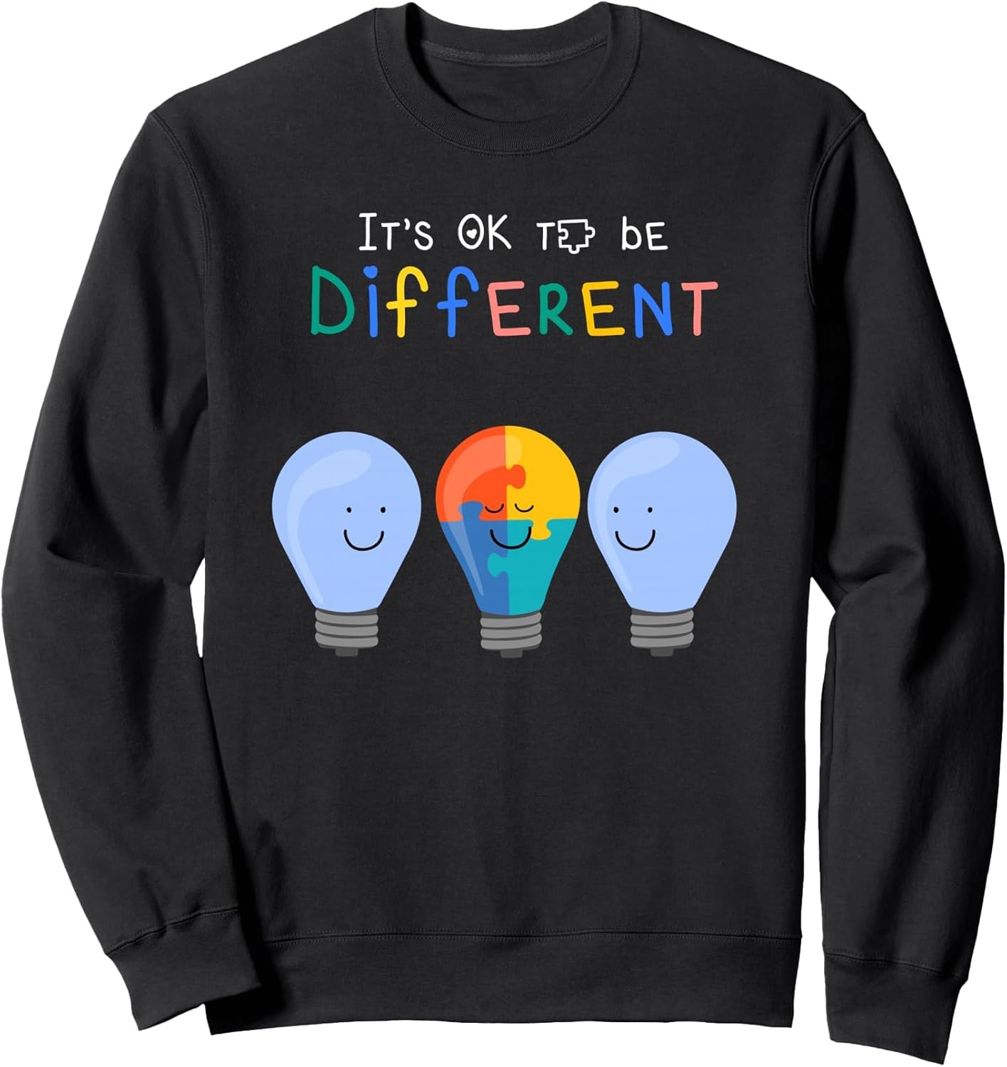 Autism Awareness It's ok to be Different Autism Awareness Sweatshirt