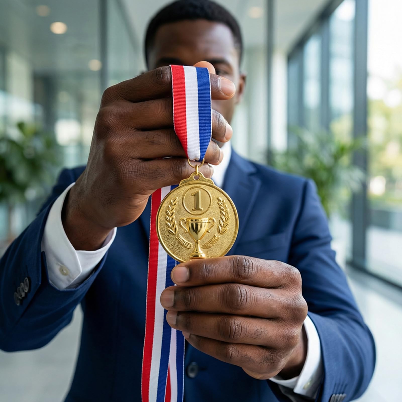 WOONEKY 16 premios de aleación para el Día del Deporte: medallas de Metal con Cinta para el Cuello para Fiestas, Baloncesto, fútbol, ​​Carreras y fútbol.