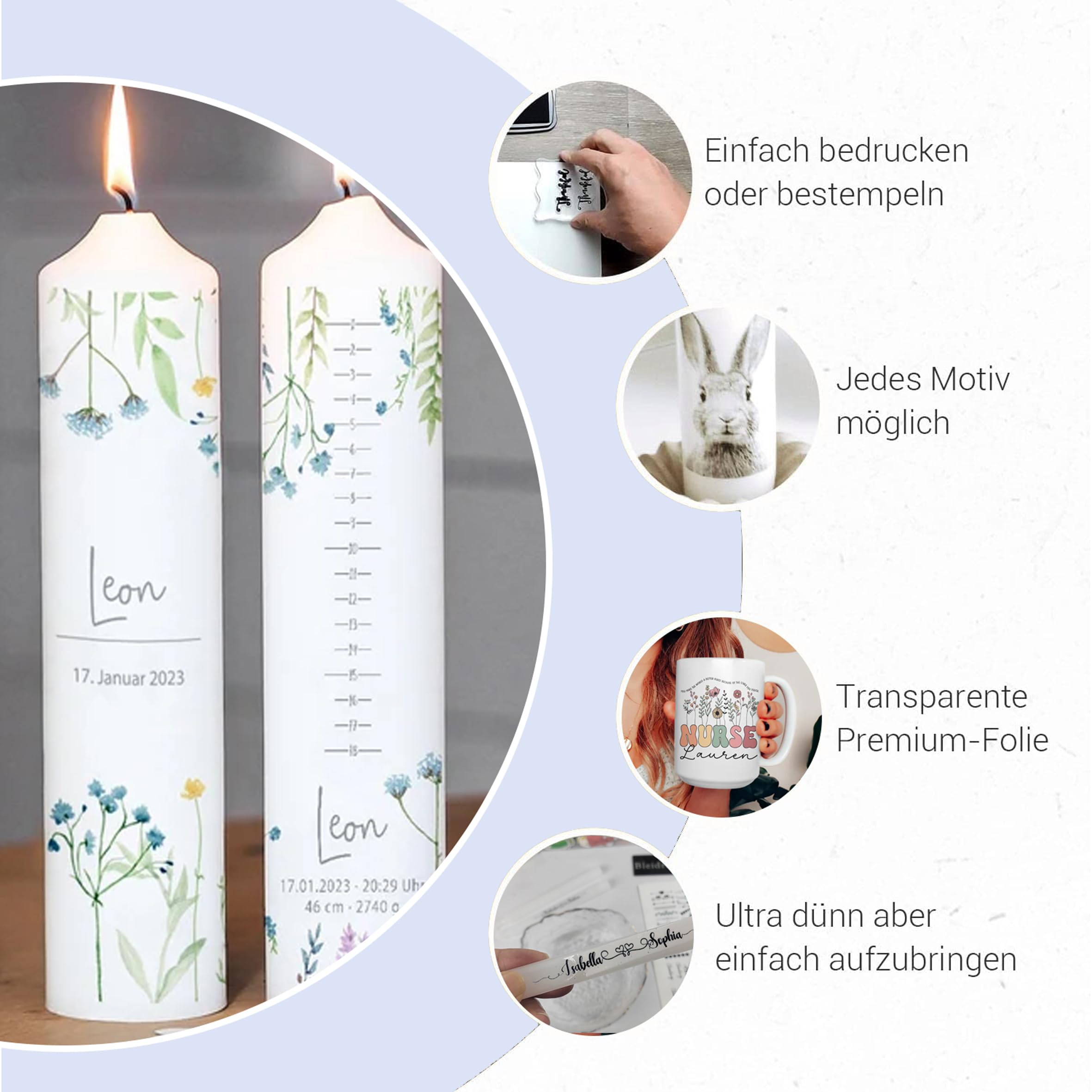 Bleiduck 20 Blatt Laser-Wasserschiebefolienpapier – Bedruckbar, A4-Format, Transparent, Hochwertige Druckergebnisse, Kein Klarlack erforderlich, Ideal für DIY-Projekte