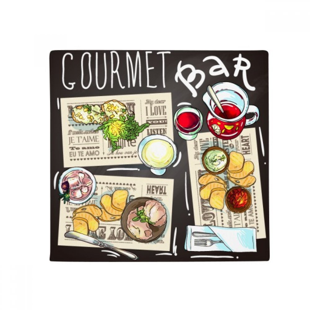 Tapis de sol anti-dérapant 50x50 cm multicolore pour cuisine et salon