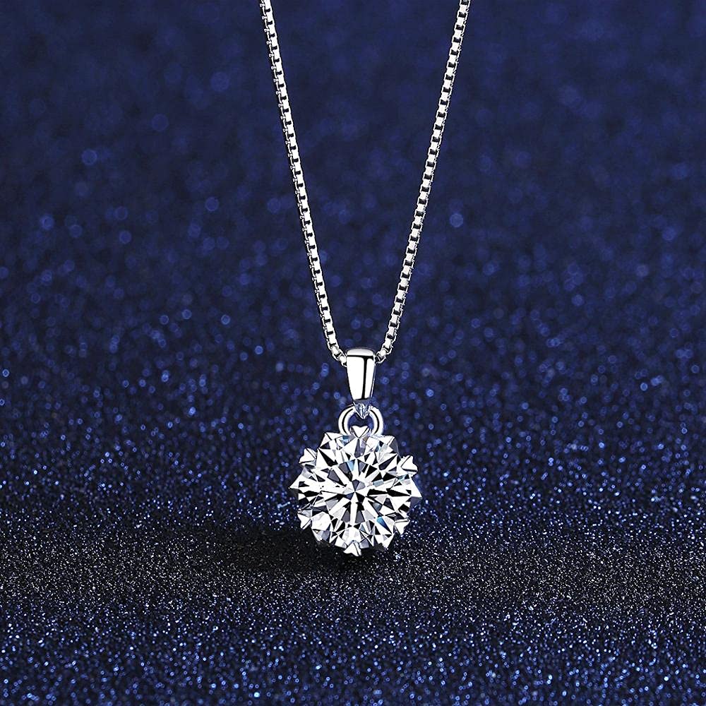 Collana con Ciondolo Piccolo Cuore Veri Gioielli in Argento Sterling 925 per Donne Che sposano kolye
