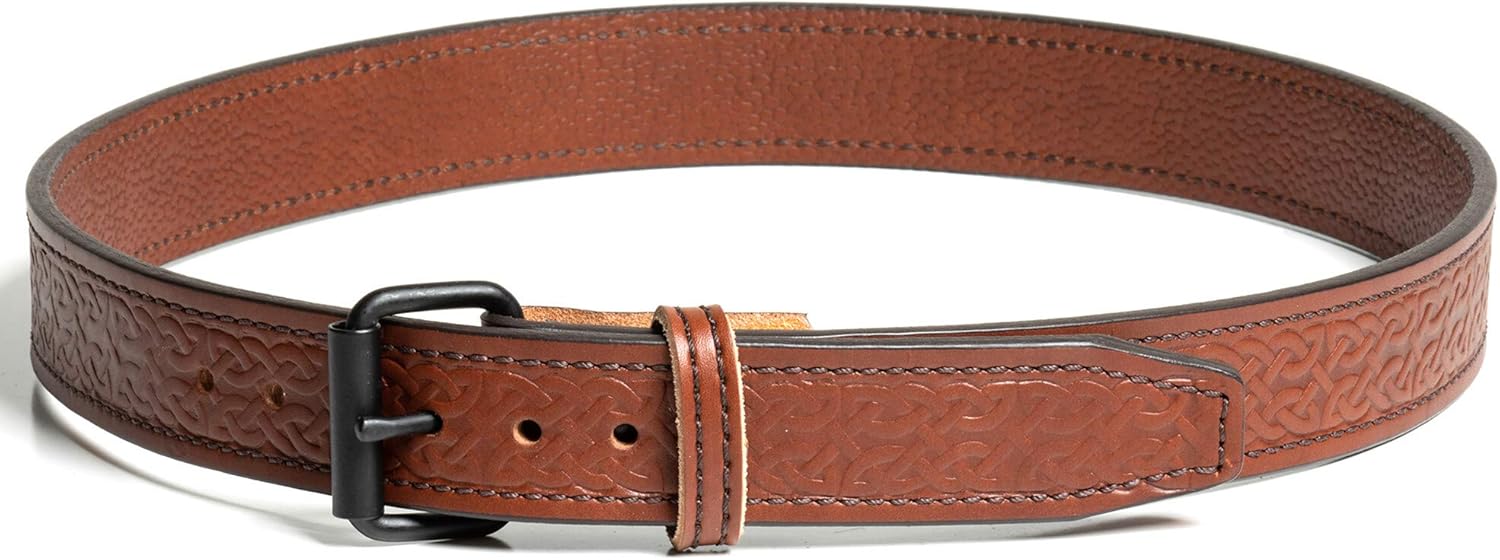 Amazon ガンベルト ケルト柄 フラットブラックバックル付き 52 Inch Bigfoot Gun Belts 釣り