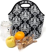 Vista 110 de Wrapables Bolsa de almuerzo de neopreno aislada, notas musicales