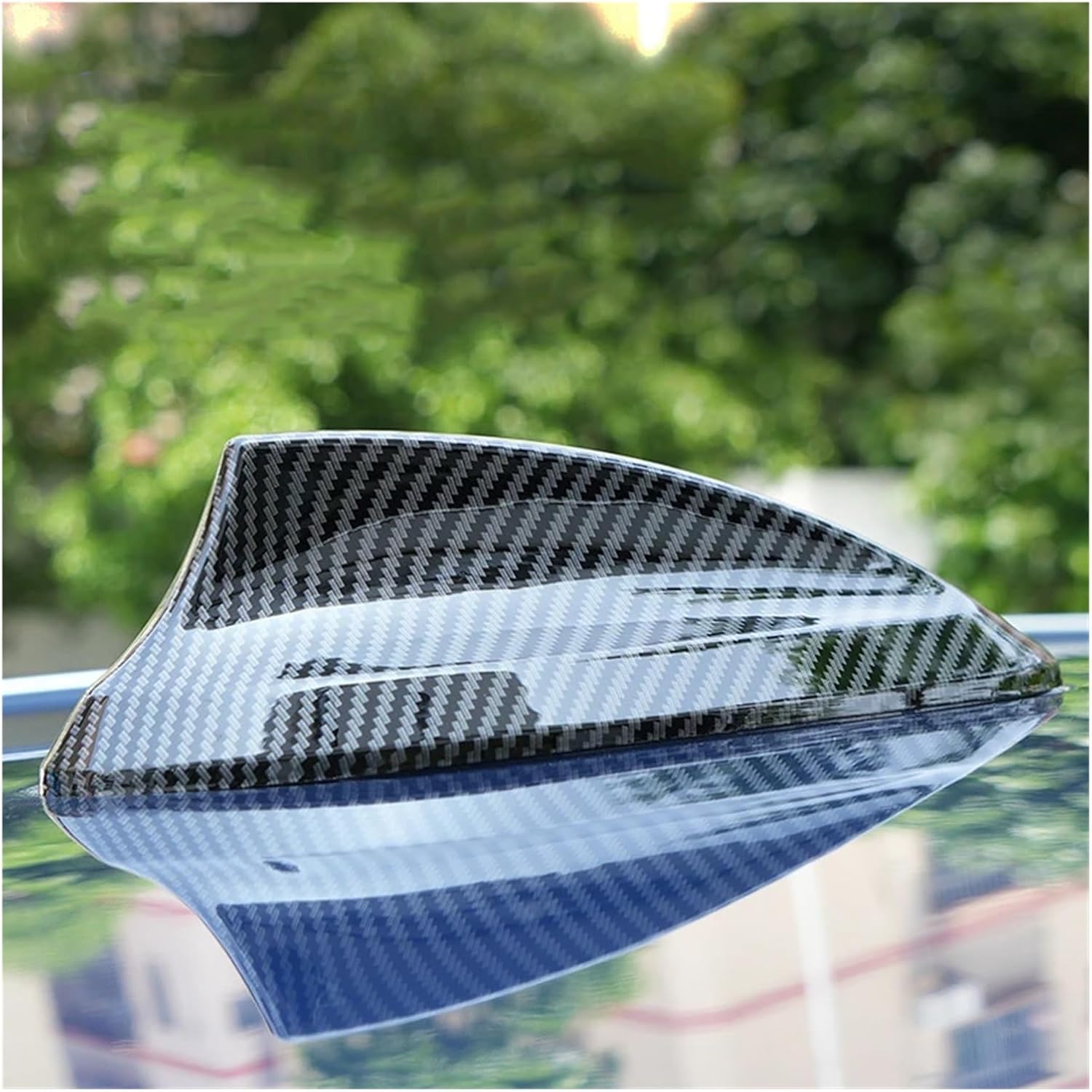 Carbon Fiber Compatible for BMW M2 M3 M4 12345 7 Series X1 X3 F22 F30 F34 F80 F87 F32 F36 F82 G11 G20 G12 G30 Shark Fin Antenna Cover(B Carbon)