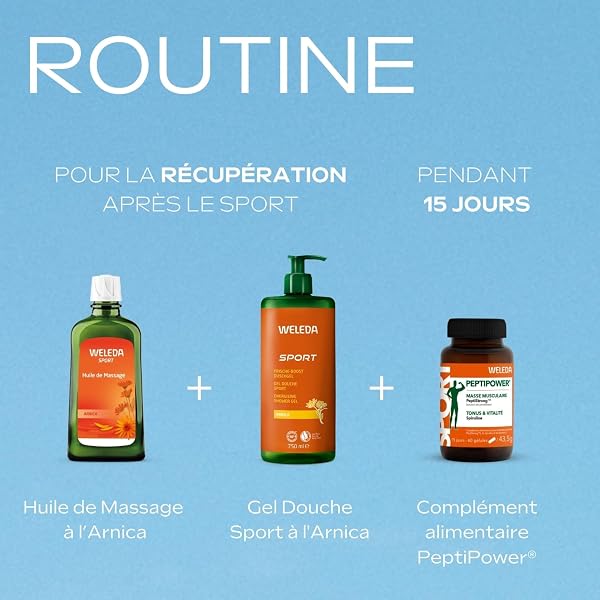 WELEDA Huile de Massage à l'Arnica BIO – Extrait d’Arnica Bio, Préparation & Récupération Sportive, Texture Fluide, Recommandée par les Masseurs-Kinésithérapeutes, Vegan NATRUE, 200ml - 4