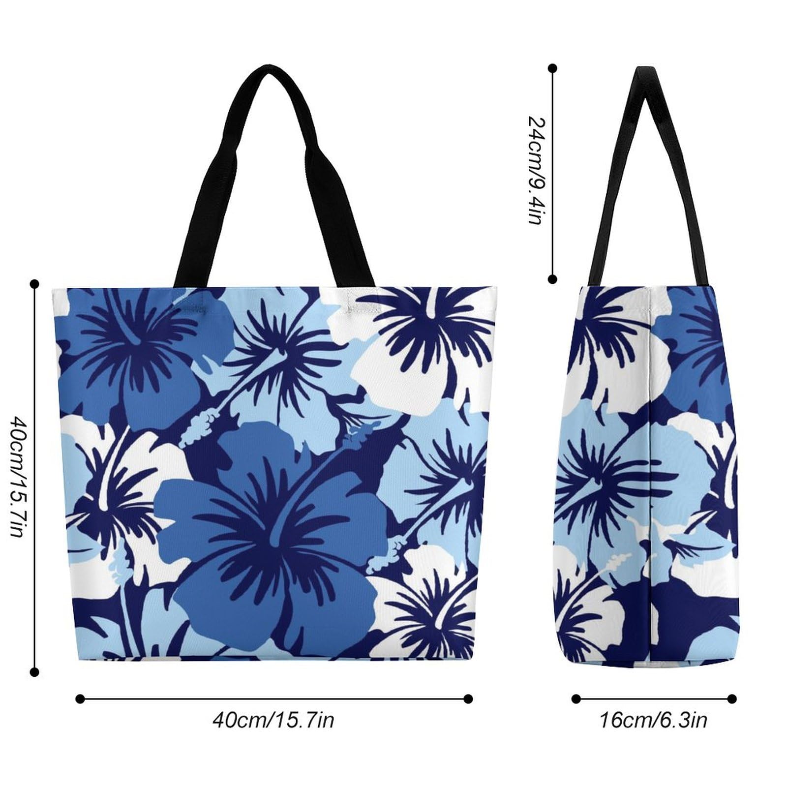 Amazon.co.jp: レディース ハワイ 花柄 エコバッグ コンビニ買い物 