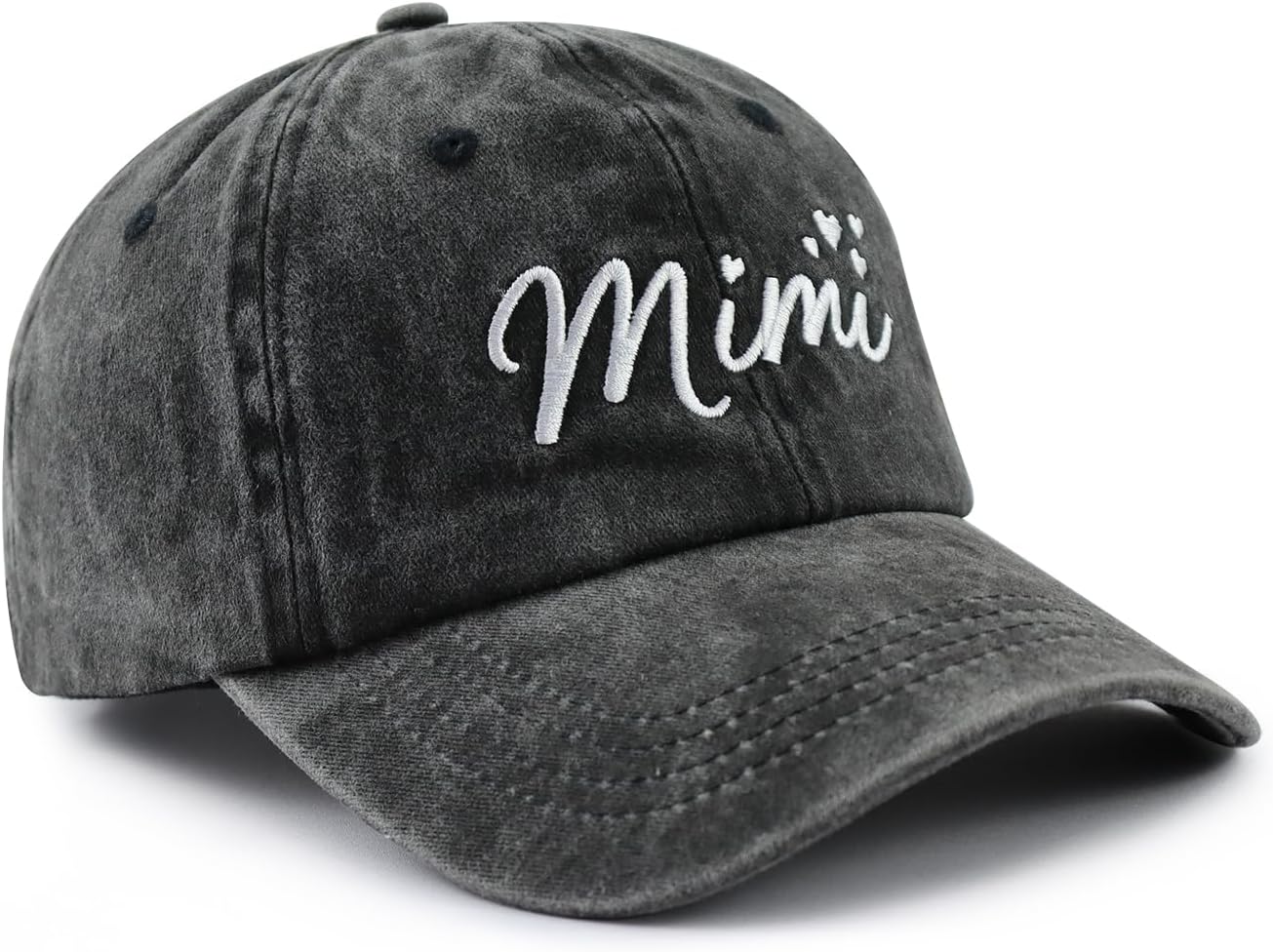 Nana Gigi Mimi Hat for Women, Funny Adjustable Cotton Embroidered Grandma Baseball Cap - Image 3