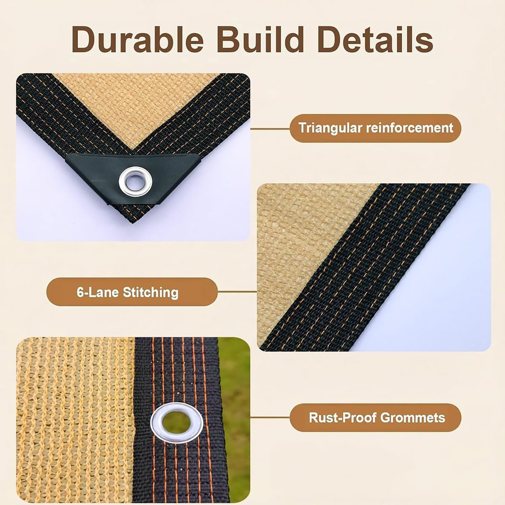 Rete ombreggiante da giardino 4x7m Telo ombreggiante Con Occhielli,Rete Frangivista Resistente Ai Raggi UV | Vela Ombreggiantes HDPE Traspirante Per Esterno Balcone Pergola Cortile