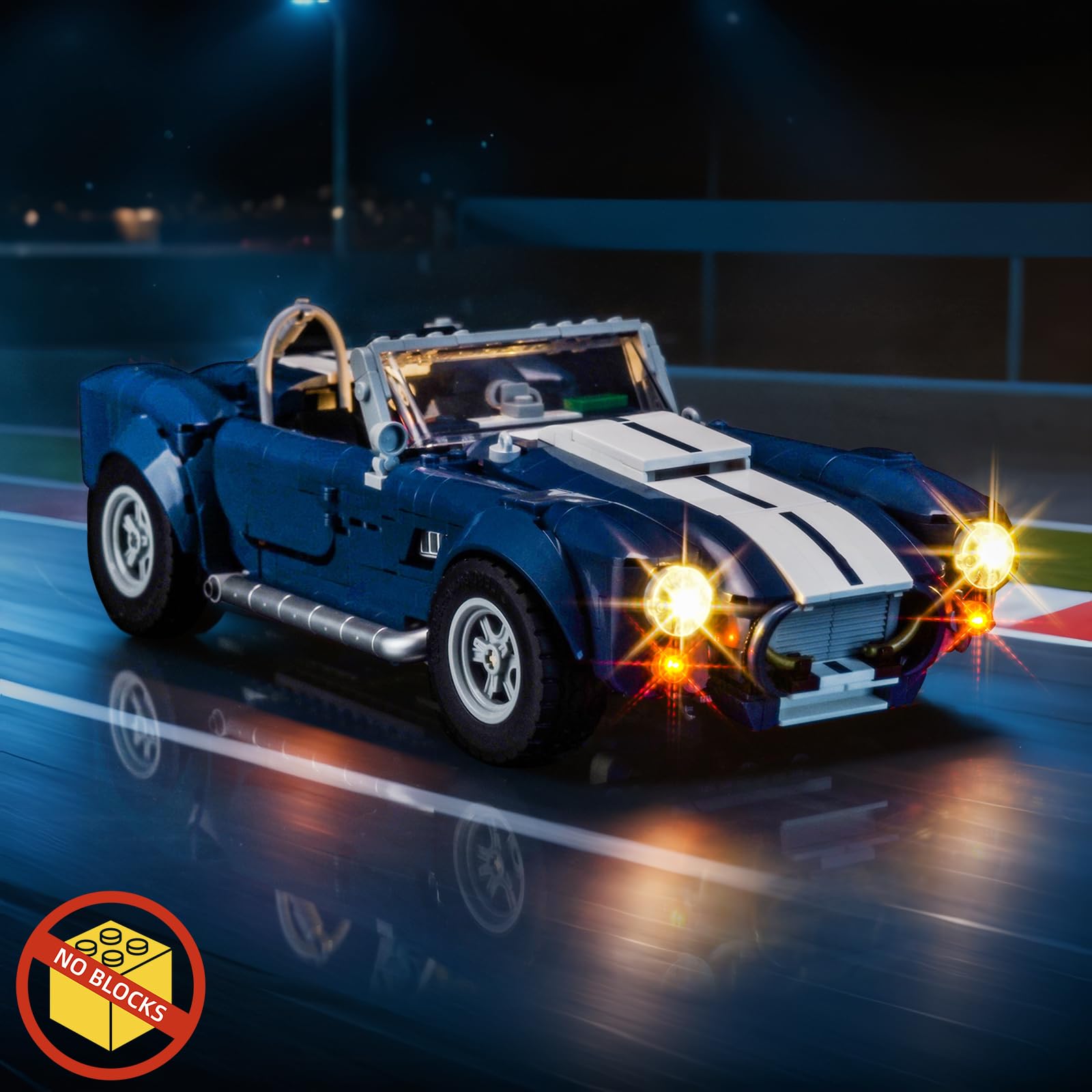 Light Kit Compatible with Lego 10357 Shelby Cobra 427 S/C (No Model) - Image 4