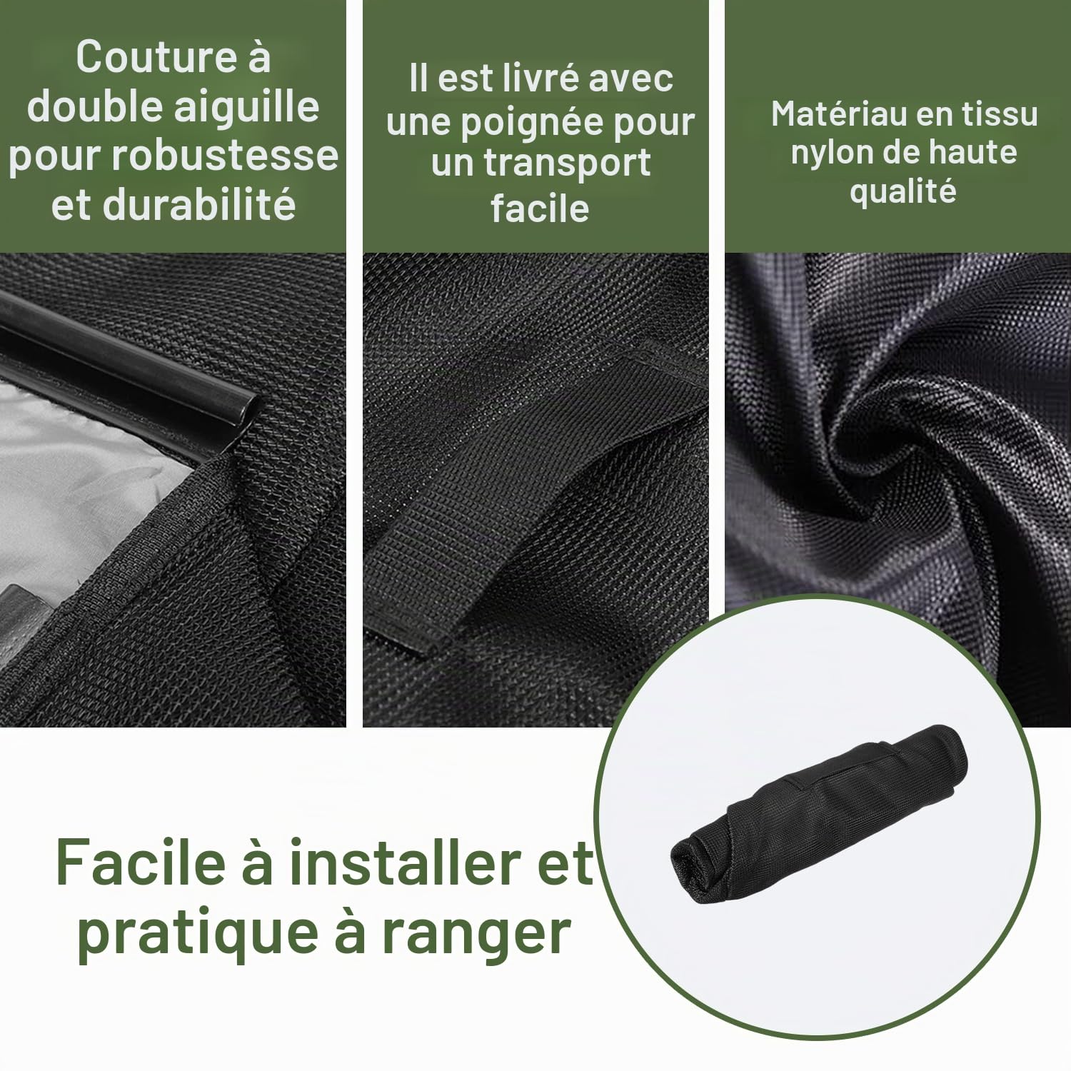 Sac pour tondeuse à gazon compatible avec HRJ216/196, collecteur de feuilles pour herbe, accessoire de rangement, 66,03 cm L x 29,01 cm l