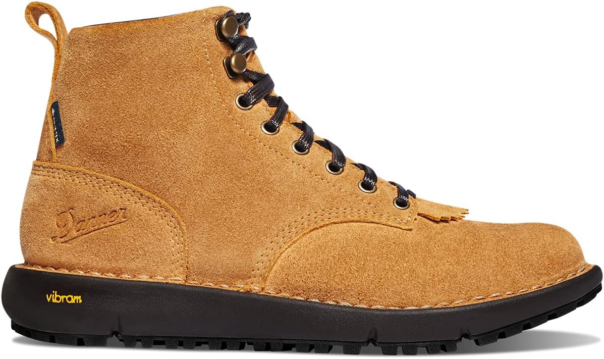 Danner 6" Logger 917 Women’s Waterproof Gore-Tex Hiking Boots, Suede Lightweight, Removable OrthoLite Footbed, Vibram Outsole