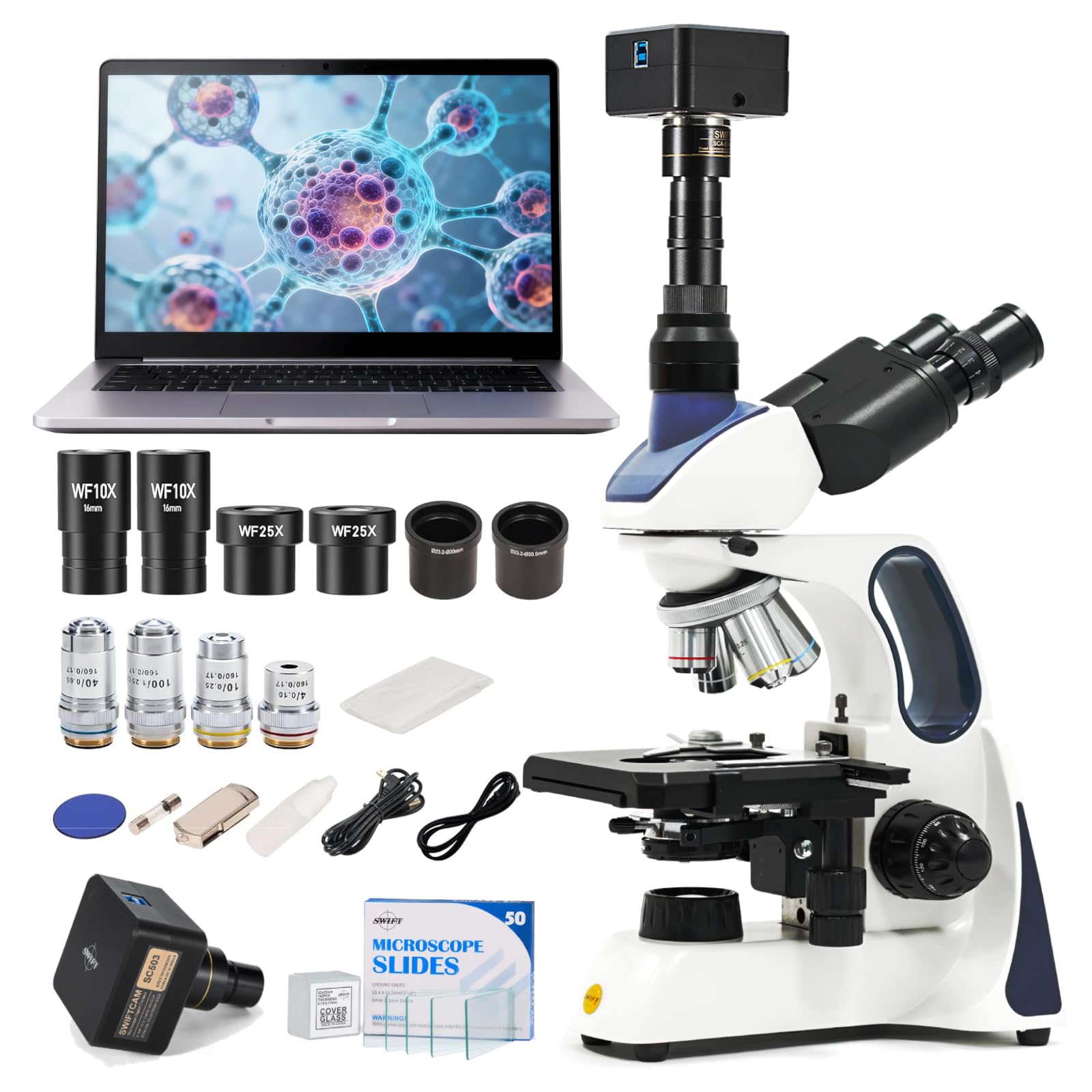 SWIFT Microscope - 40X-2500X Digital Imaging -12 SWIFT Microscope - 40X-2500X Digital Imaging -12