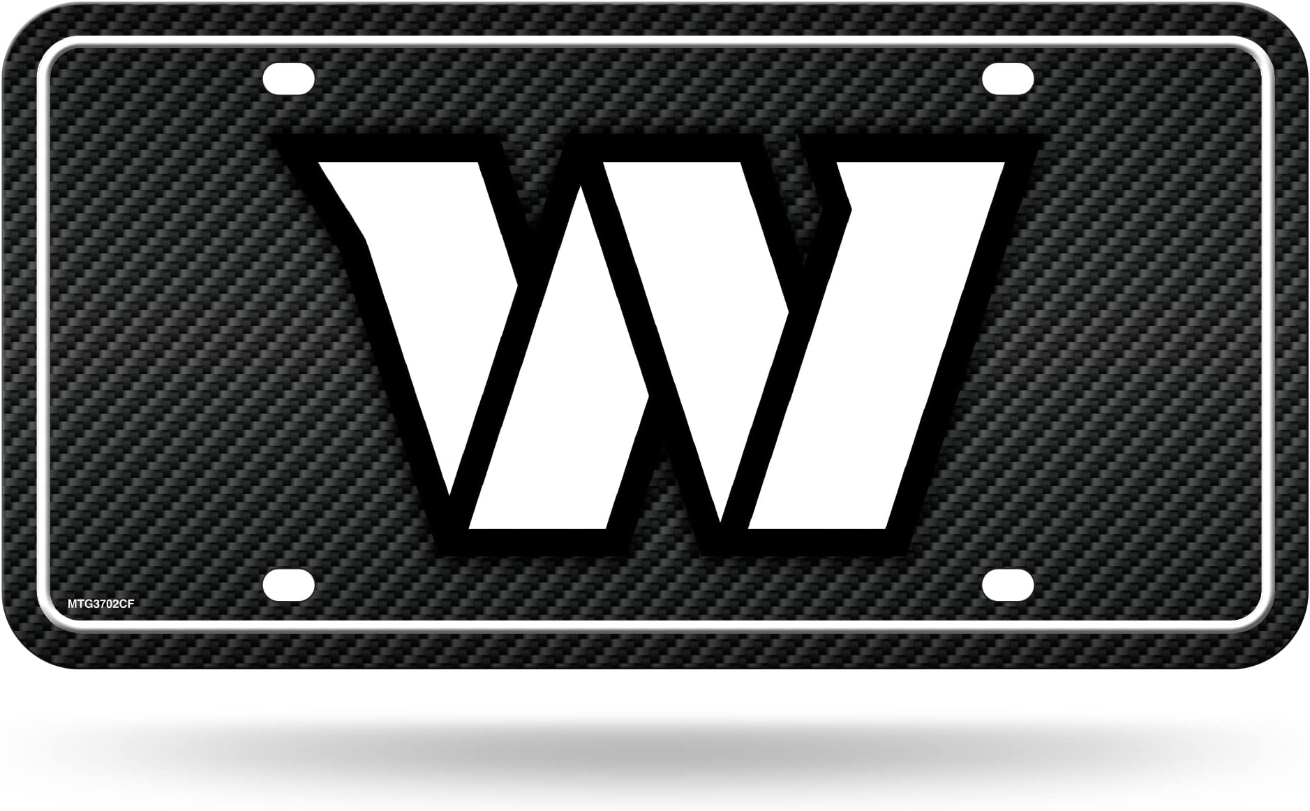 Rico Industries NFL Washington Commanders Metal Tag Metal Auto Tag 8.5" x 11" - Great for Truck/Car/SUV