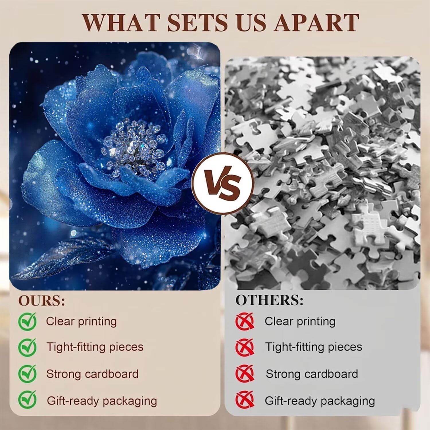 fiore sogno Puzzle 3000 Pezzi per Adulti, Puzzle in Legno - Collezione Classica con Poster Incluso - Sfida di Concentrazione e Passatempo Antistress, Gioco Educativo per Famiglia, 122 x 81 cm f0-404