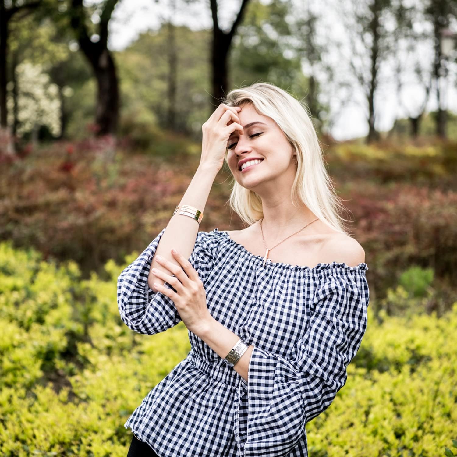 Vista 3 de Joycuff - Pulseras inspiradoras para mujer regalo personalizado para mamá pulsera con frase grabada joyas para cumpleaños