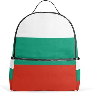 Bandiera della Bulgaria Bookbag Scuola Zaini Giornalieri Zaini per Studenti