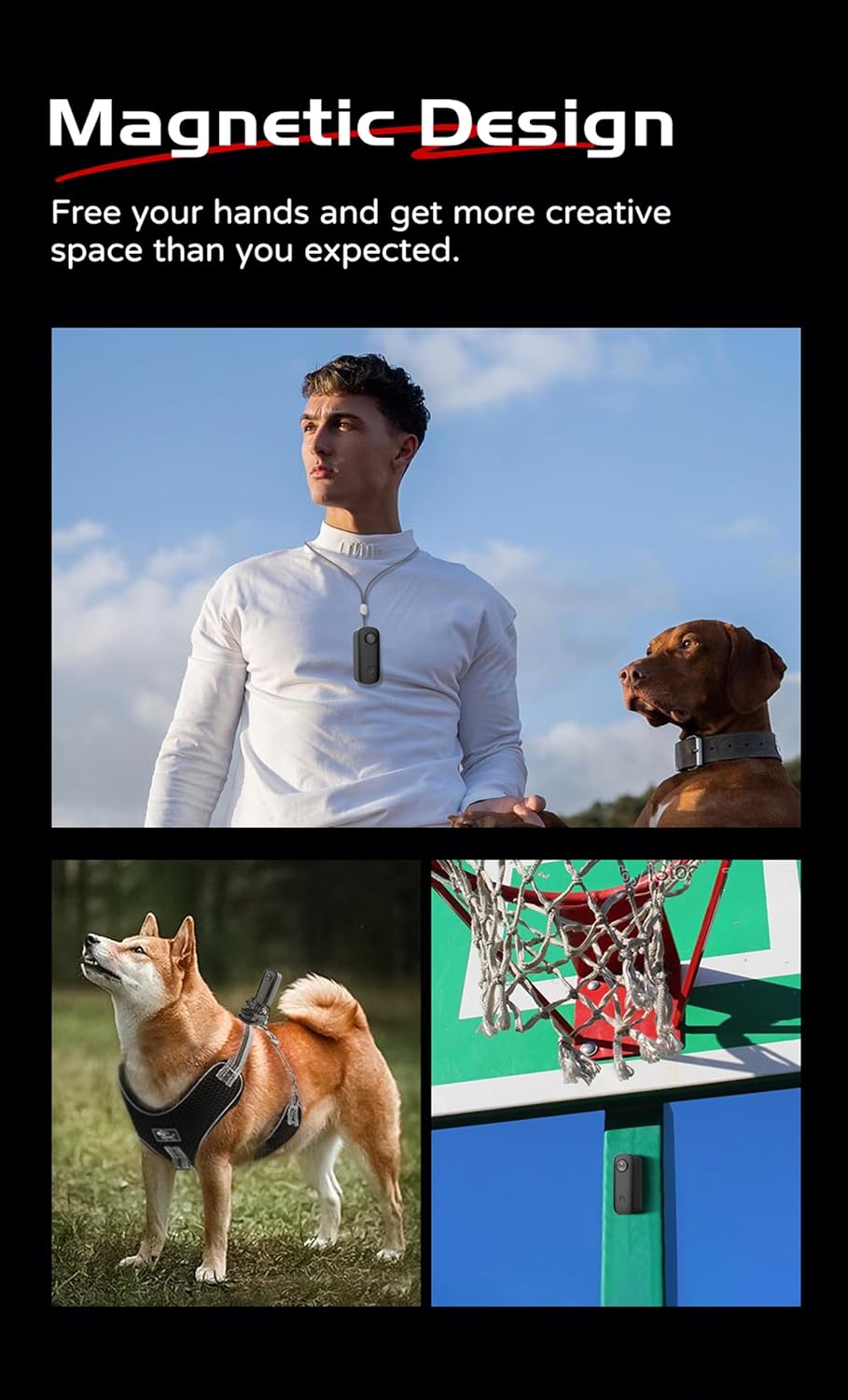 POV 4K Waterproof Camera, Electronic Image Stabilization, 128GB Wide Angle 4K UHD Wearable Body Adventure Action Cameras, for Diving, Cycling, Skiing and Other Outdoor Activities (Yellow-128GB)