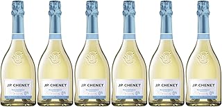 JP Chenet - Free Sparkling Chardonnay Vin blanc pétillant sans alcool - Sans arômes ajoutés, goût authentique - Origine : France (6 x 0.75 L)