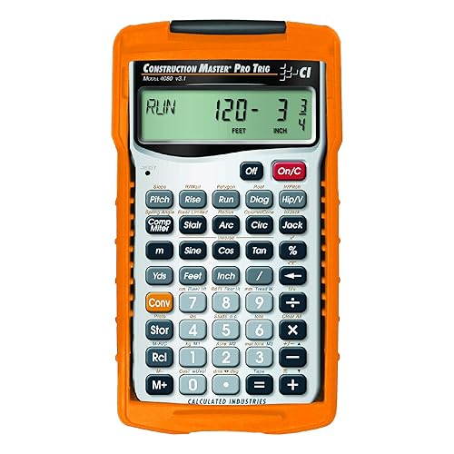 Calculated Industries 4080 Construction Master Pro Trig Advanced Construction Math
