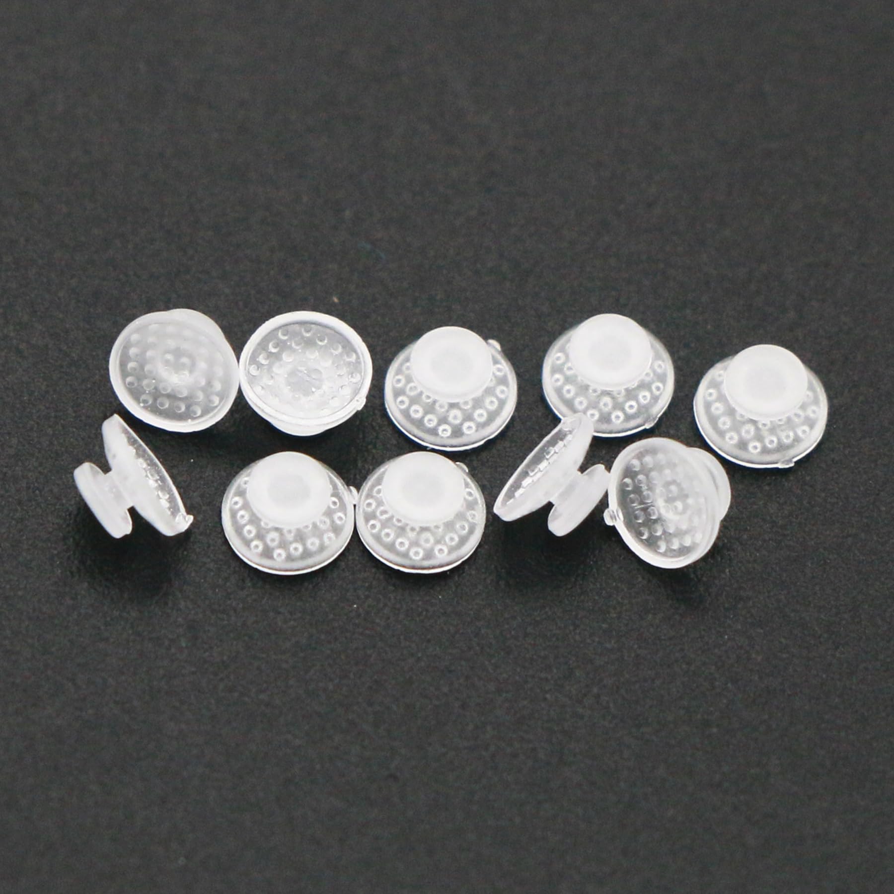 30 Pcs Ceramic Lingual Buttons Bondable Round Base