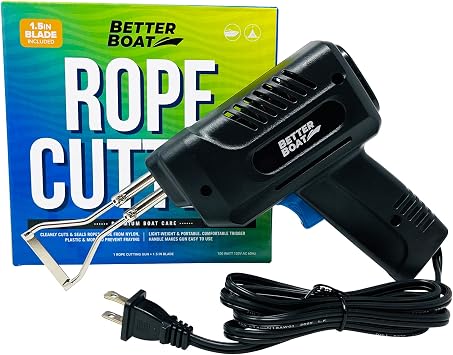 Hot Knife Rope Cutter, Heated Nylon Strap Cutting and Sealing Tool