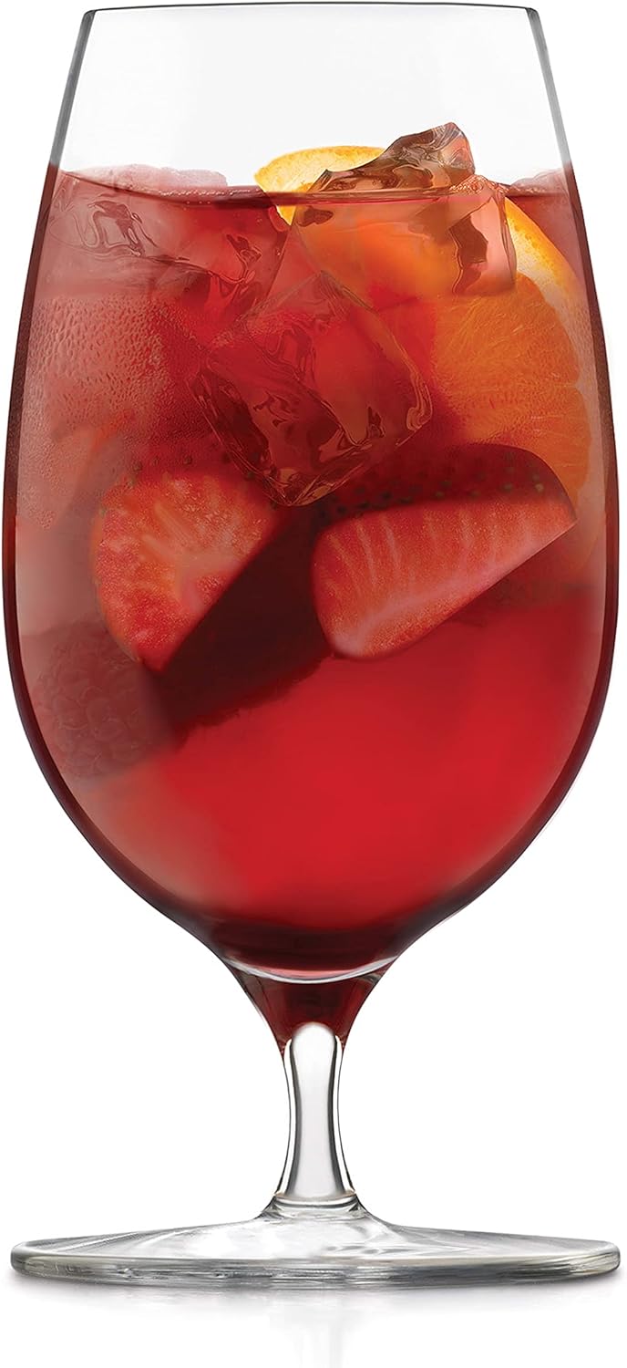 Libbey Signature Kentfield Footed Beverage Glasses, 13.5-ounce, Set of 4