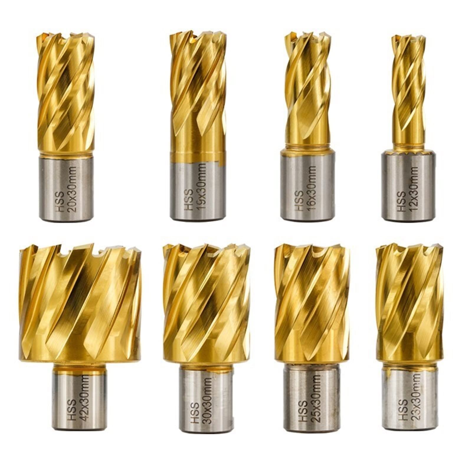 boor Boor 1 st 12-60mm Ringvormige Cutter HSS Gatenzaag Met Weldon Schacht Holle Boor voor magnetische Boor Metalen Boren Tool (Size : 43x35mm