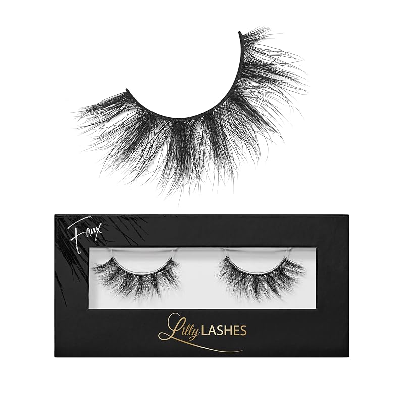Lilly Lashes Cílios Postiços em Tiras 3D Milan de Fibra Sintética, Reutilizáveis