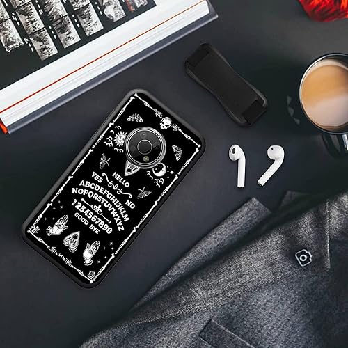 Miniatura 2 de EDGFRTOIO Funda para Nokia G300 (2021) con soporte para el dedo para teléfono, correa elástica para la mano, funda de agarre con soporte a prueba de